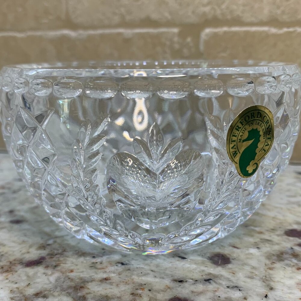 Waterford Crystal New York Times Square Votive 2001 Hope for Abundance Ireland